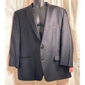 Calvin Klein Men's Slim-Fit Black  Suit Jacket Two Button Mens Size 48R #1294